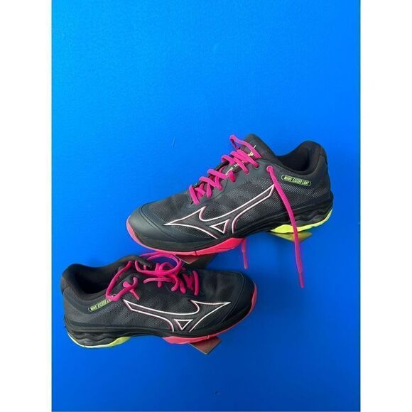 Mizuno Men's Wave Inspire 15 Running  Athletic Shoes Black-Green Black-Blue size - Picture 6 of 6